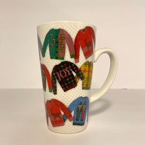 MSRF INC. Design Studio Ugly Christmas Sweater Mug, 6” Tall.